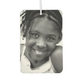 2枚の写真パーソナライズされたが自分のDYI自動車を作る カーエアーフレッシュナー (正面)