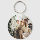 2枚の写真パーソナライズされた両面 キーホルダー (正面)