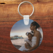 2枚の写真パーソナライズされた両面 キーホルダー (裏面)