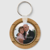 2枚の写真パーソナライズされた、メモリアルキーチェーン記念 キーホルダー (裏面)