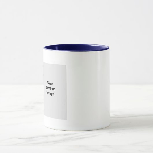 2枚の写真マパーソナライズされたグを作成 マグカップ (中央)