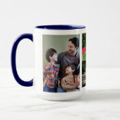 2枚の写真モダンコラージュを作成する マグカップ (左)