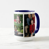 2枚の写真モダンコラージュを作成する マグカップ (正面右)