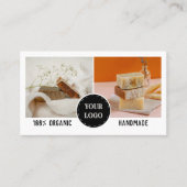 2枚の写真ラウンドロゴスモールクラフト 名刺 (正面)