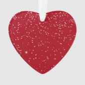 2枚の写真名と年ハート オーナメント (裏面)