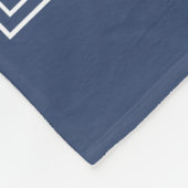 2枚の写真文字デザインと自分のパーソナライズされた写真 フリースブランケット (角)