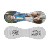 2枚の写真最高のパパハッピーパパの日 野球ボール (パネル)