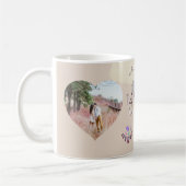 2枚の写真14日記念結婚アイボリーコーヒーマグ コーヒーマグカップ (左)