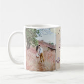 2枚の写真14結婚日記念アイボリー コーヒーマグカップ (左)