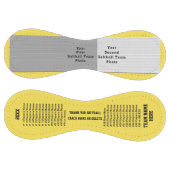 2枚の写真、すべてのプレイヤー、チーム、コーチ名ソフトボール ソフトボール (パネル)