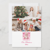2枚の写真 アンティーク ピンクのくるみ割り人形 クリスマス (正面)