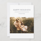 2枚の写真 シンプル & モダン シーズンカード (正面)