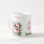 2枚の写真、スウィートクリスマス、緑、クッキー コーヒーマグカップ (正面左)