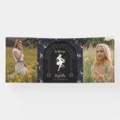 2枚の写真 ミスティックゾディアック 牡羊座 21歳の誕生日 横断幕 (横)