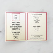 2枚の写真/ロゴBurgu./金ゴールド濃淡グラデーションハイブリッド部品表 招待状 (内部)