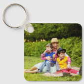 2枚の写真 |両面 キーホルダー (正面)