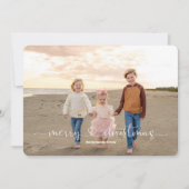 2枚の写真Simply Usフラットホリデーカード シーズンカード (正面)