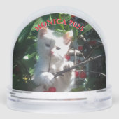 2枚の家族のペット写真(曲線文字) (裏面)