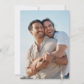 2枚の結婚写救真日 セーブザデート (裏面)