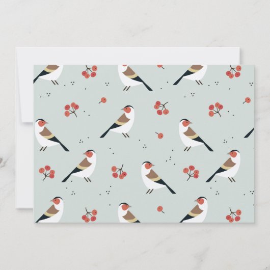 2枚の賛美写真家族クリスマス (裏面)