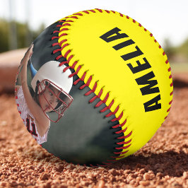 2枚の黄色いプレイヤー番号チーム名 ソフトボール