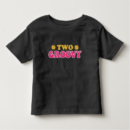 2枚のGroovy誕生日Tシャツ トドラーTシャツ