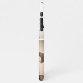 2枚カスタムのフォトモノグラムのイニシャルコラージュ iPhoneケース (左側)