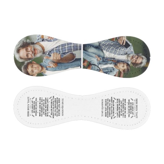 2枚カスタムの写真で孫への贈り物 野球ボール (パネル)