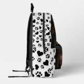 2枚カスタムの写真と名前を持つペット愛人バックパック プリントバックパック (左)