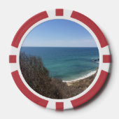 2枚カスタムの写真写真パーソナライズされた ポーカーチップ (正面)