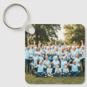 2枚カスタム写真両面ファミリフォト キーホルダー (正面)