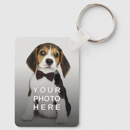 2枚シンプル写真両面 キーホルダー (裏面)