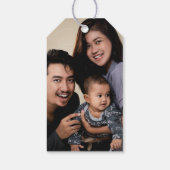 2枚パーソナライズされたの両面ファミリ ギフトタグ (裏面)