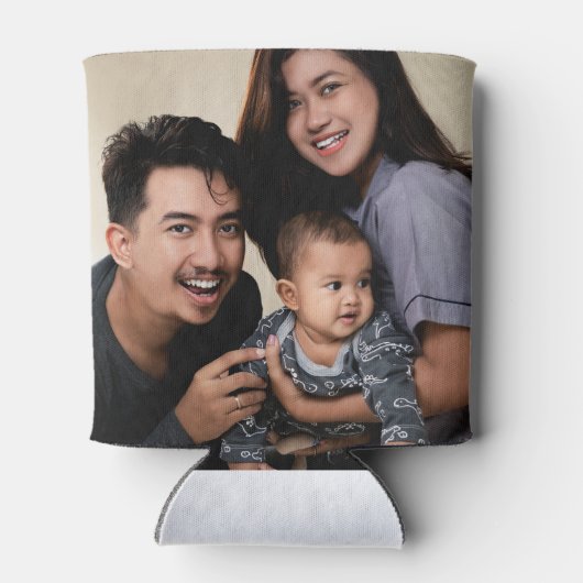 2枚パーソナライズされたの両面ファミリ 缶クーラー (裏面)