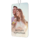 2枚パーソナライズされた写真 カーエアーフレッシュナー (左)