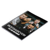 2枚モダンの写真コラージュ最高のパパ ノートブック (左側)