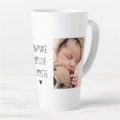 2枚モダンの写真 |私たちの生活を完成させる カフェラテマグ (右アングル)