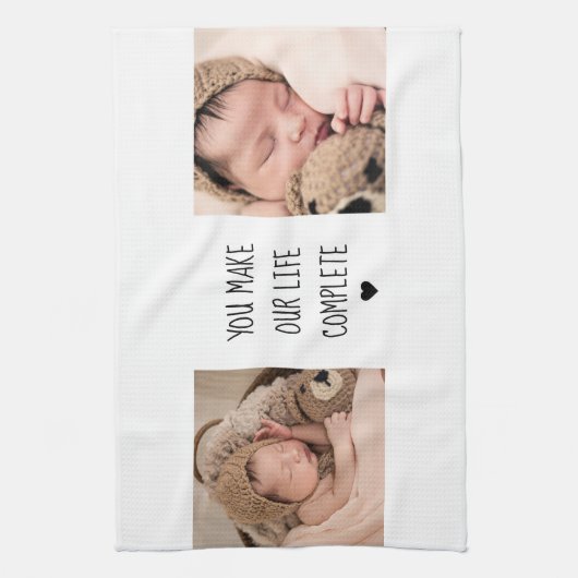 2枚モダンの写真 |私たちの生活を完成させる キッチンタオル (縦)