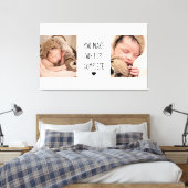2枚モダンの写真 |私たちの生活を完成させる キャンバスプリント (インサイチュ (寝室))