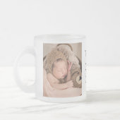 2枚モダンの写真 |私たちの生活を完成させる フロストグラスマグカップ (左)