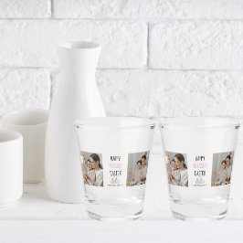 2枚モダンの写真 | Happy 賛美 Easter |バニー ショットグラス