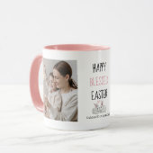 2枚モダンの写真 | Happy 賛美 Easter |バニー マグカップ (正面左)