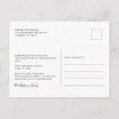 2枚モダン写真2025年卒業Script Grad 案内ポストカード (裏面)