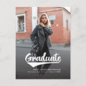 2枚モダン写真2025年卒業Script Grad 案内ポストカード (正面)