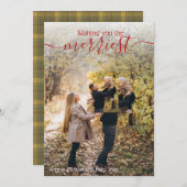 2枚ユニークの写真 – INセル写真の休日の願い 招待状 (正面/裏面)