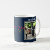 2枚写真幸せ思い出簡単 コーヒーマグカップ (正面右)