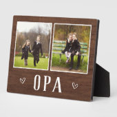 2枚素朴のフォトオパグランドパ フォトプラーク (側面)