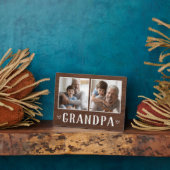 2枚素朴のフォトグランパ フォトプラーク (側面)