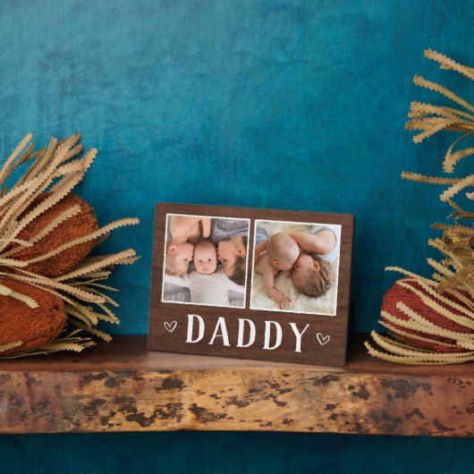 2枚素朴のフォトダディ フォトプラーク (側面)