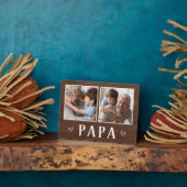 2枚素朴のフォトパパグランドパ フォトプラーク (側面)